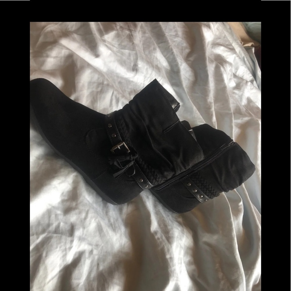 Rampage girls sz 3 black Boots new cute & stylish